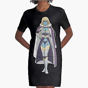 Tsukimichi Moonlit Fantasy Graphic T-Shirt Dress