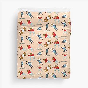 Bertie and Tuca sticker set Duvet Cover