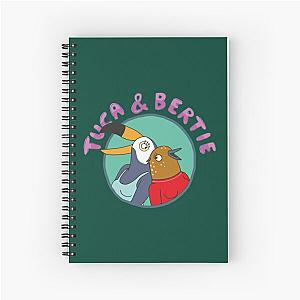 Bertie and Tuca Fitted Scoop  Spiral Notebook