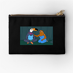Bird Brains = Big Mood Tuca Bertie Zipper Pouches
