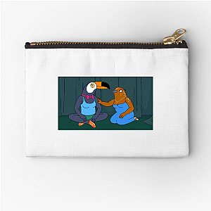 Bird Brains = Big Mood Tuca Bertie Zipper Pouches