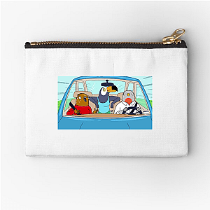Birds, But Make It Real Tuca Bertie Zipper Pouches