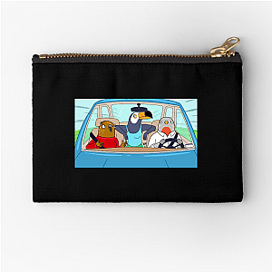 Birds, But Make It Real Tuca Bertie Zipper Pouches