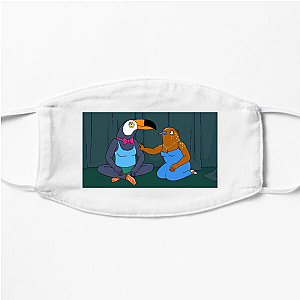 Bird Brains = Big Mood Tuca Bertie Face Masks
