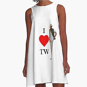 I Love Tucker A-Line Dress