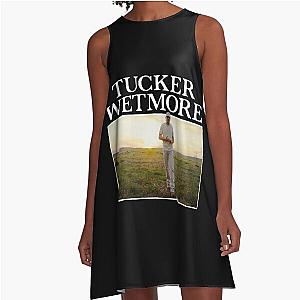 Vintage Portrait Tucker A-Line Dress