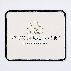 Tucker Wetmore Waves on a Sunset Mouse Pad