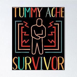 Vintage Tummy Ache Survivor       (6) Poster