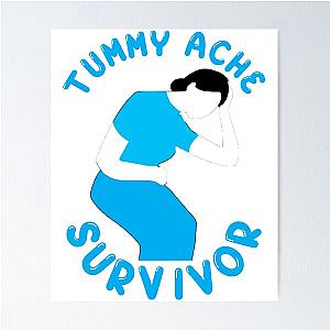 Vintage Tummy Ache Survivor         Poster