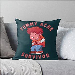 Tummy Ache Survivor  Tummy Ache Survivor Trends  Tummy relief  Stomach Ache  Tummy Pain   Throw Pillow