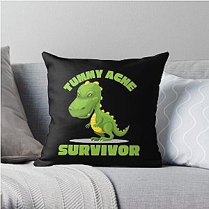  TUMMY ACHE SURVIVOR Throw Pillow