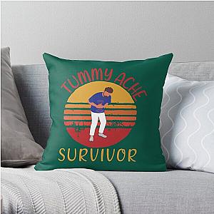 Vintage Tummy Ache Survivor                         Throw Pillow