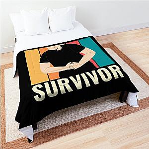 Vintage Tummy Ache Survivor Comforter