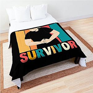 Vintage Tummy Ache Survivor Comforter