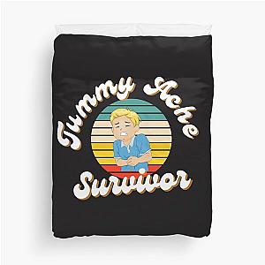 Tummy Ache Survivor sticker, Funny Tummy Ache Sticker, Stomach Ache Sticker, I'm A Survivor Sticker, Waterproof Sticker, Vinyl Sticker Duvet Cover