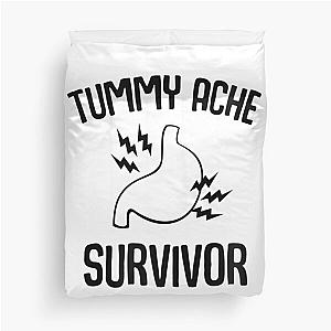 Vintage Tummy Ache Survivor, Tummy Ache Survivor, Stomachache IBS     Duvet Cover