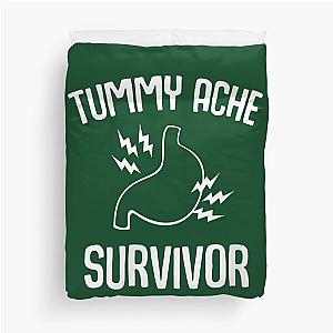 Vintage Tummy Ache Survivor, Tummy Ache Survivor, Stomachache IBS                    Duvet Cover