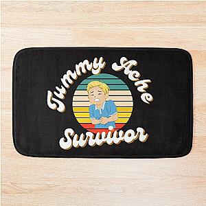 Tummy Ache Survivor sticker, Funny Tummy Ache Sticker, Stomach Ache Sticker, I'm A Survivor Sticker, Waterproof Sticker, Vinyl Sticker Bath Mat