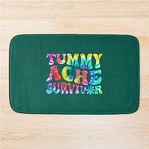 Tummy Ache Survivor Tie Dye , Vintage Tummy Ache Survivor, Tummy Ache Survivor, Stomachache Bath Mat