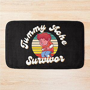 Tummy Ache Survivor sticker, Funny Tummy Ache Sticker, Stomach Ache Sticker, I'm A Survivor Sticker, Waterproof Sticker, Vinyl Sticker Bath Mat