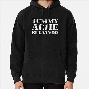 Tummy Ache Survivor Funny Vintage  Pullover Hoodie