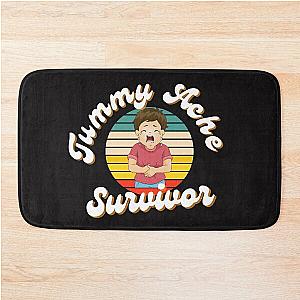 Tummy Ache Survivor sticker, Funny Tummy Ache Sticker, Stomach Ache Sticker, I'm A Survivor Sticker, Waterproof Sticker, Vinyl Sticker Bath Mat