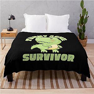   TUMMY ACHE SURVIVOR Throw Blanket