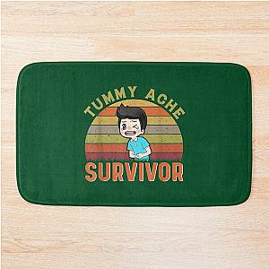 Vintage Tummy Ache Survivor, Tummy Ache Survivor, Stomachache IBS              Bath Mat