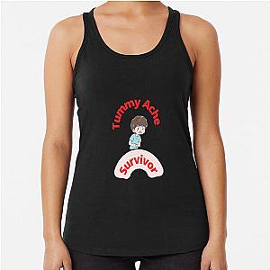 Tummy Ache Survivor W2 Racerback Tank Top