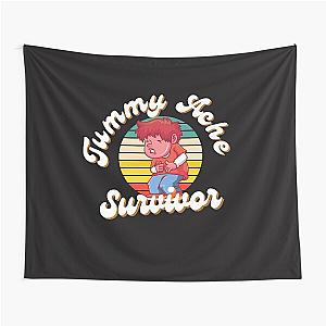 Tummy Ache Survivor sticker, Funny Tummy Ache Sticker, Stomach Ache Sticker, I'm A Survivor Sticker, Waterproof Sticker, Vinyl Sticker Tapestry