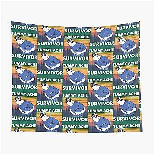 Vintage Tummy Ache Survivor                     Tapestry