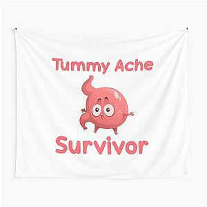 Tummy Ache Survivor Vintage Men Women Gift Tapestry