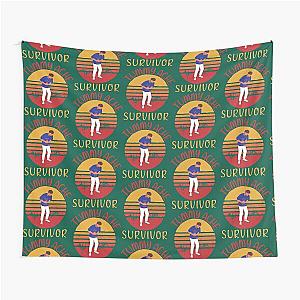 Vintage Tummy Ache Survivor                         Tapestry