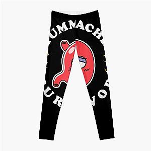 Tummy Ache Survivor Cute Kawaii Stomach Funny Stomach Ache Leggings