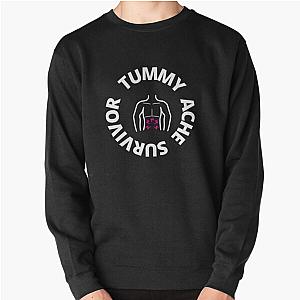 Tummy Ache Survivor Funny Vintage Pullover Sweatshirt