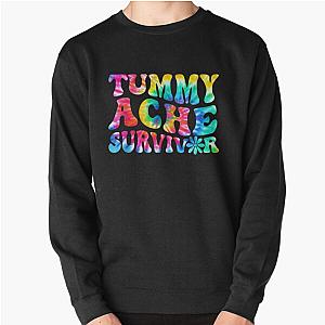 Tummy Ache Survivor Tie Dye , Vintage Tummy Ache Survivor, Tummy Ache Survivor, Stomachache Pullover Sweatshirt