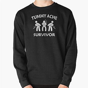Tummy Ache Survivor Stomachache Vintage Funny Pullover Sweatshirt