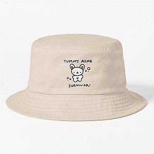 Cartoon Tummy Ache Survivor Bucket Hat