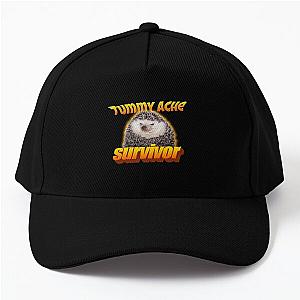 Tummy Ache Survivor Meme Baseball Cap