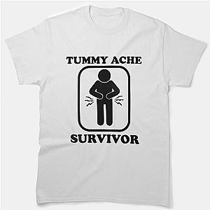 Vintage Tummy Ache Survivor, Tummy Ache Survivor, Stomachache IBS                 Classic T-Shirt