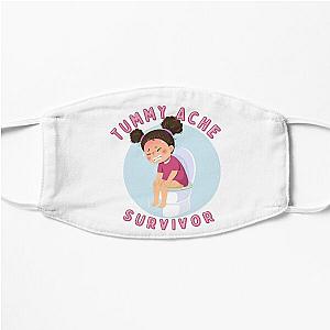 Tummy Ache Survivor | Tummy Ache Survivor Trends | Tummy relief | Stomach Ache | Tummy Pain  Flat Mask