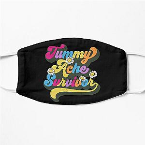 Tummy Ache Survivor Retro Vintage Groovy Flat Mask