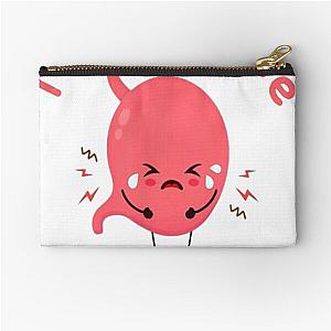  Funny Tummy Ache Survivor T-Shirt Zipper Pouch