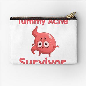 Tummy Ache Survivor Vintage Men Women Gift Zipper Pouch