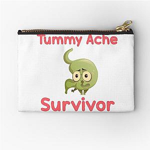 Tummy Ache Survivor Vintage Men Women Gift Zipper Pouch