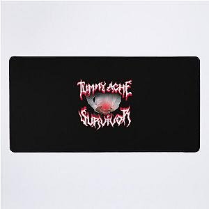 Tummy Ache Survivor Metal Design Desk Mat