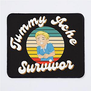 Tummy Ache Survivor sticker, Funny Tummy Ache Sticker, Stomach Ache Sticker, I'm A Survivor Sticker, Waterproof Sticker, Vinyl Sticker Mouse Pad