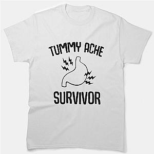 Vintage Tummy Ache Survivor, Tummy Ache Survivor, Stomachache IBS     Classic T-Shirt