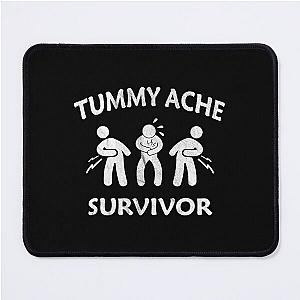 Tummy Ache Survivor Stomachache Vintage Funny Mouse Pad