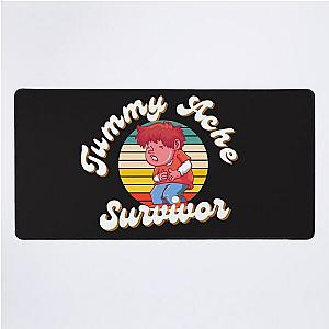 Tummy Ache Survivor sticker, Funny Tummy Ache Sticker, Stomach Ache Sticker, I'm A Survivor Sticker, Waterproof Sticker, Vinyl Sticker Desk Mat